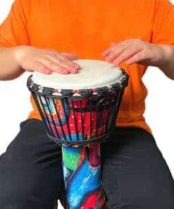 Tambores Djembe RUOSWTE de 8.5", Tambor Bongo, Instrumento