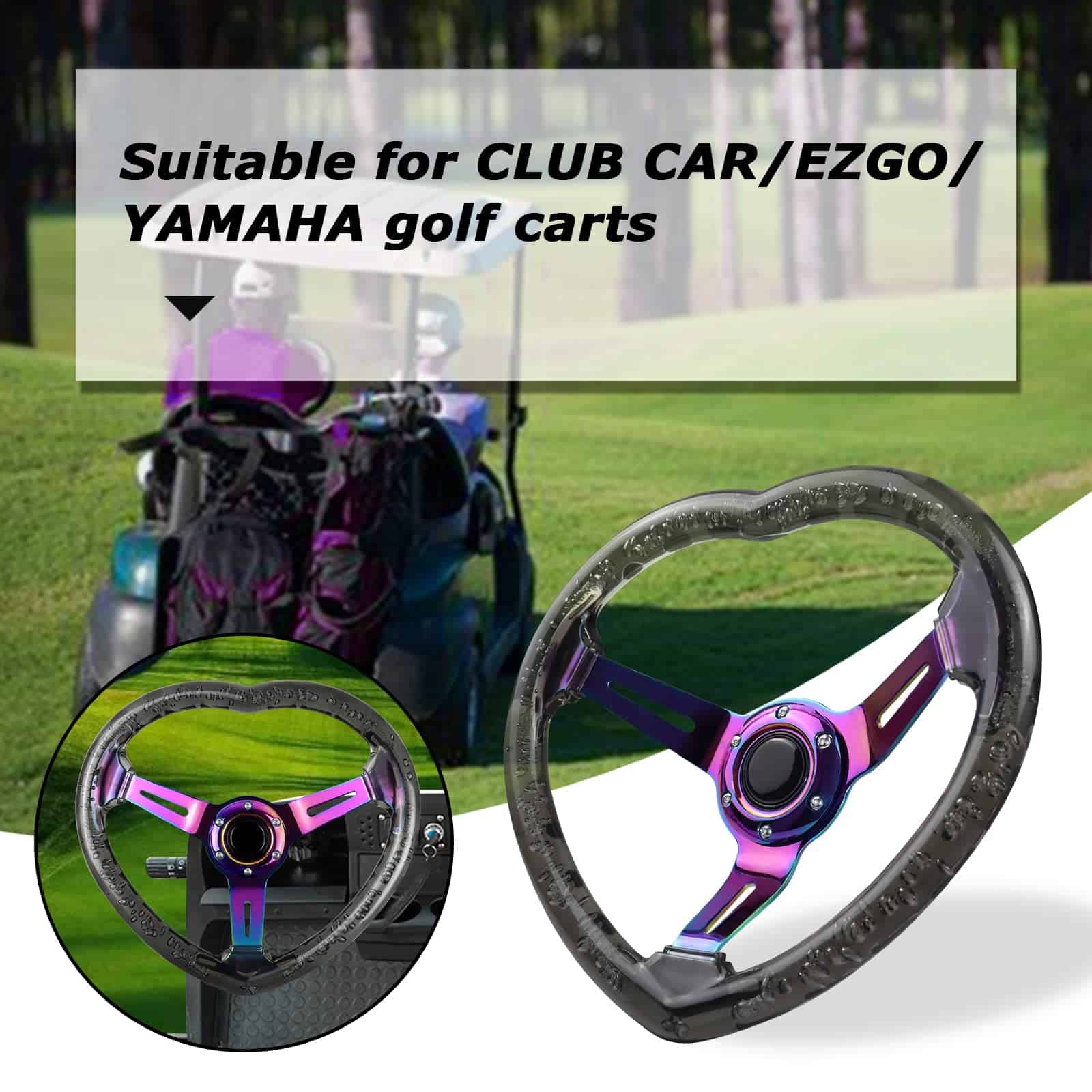 Volante de Carreras/Golf Universal de Acrílico MOTAFAR, - Imagen 6