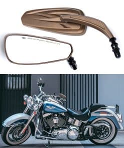 Espejo de Motocicleta para Harley Davidson - Bronce Espejos