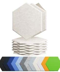 Panel Acústico Autoadhesivo Amantech 12 Pack Espuma