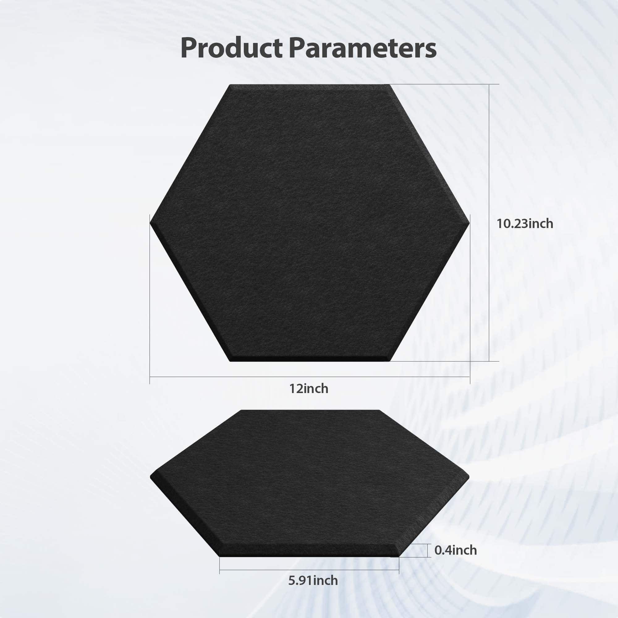 Paquete de 12 Paneles Acústicos Amantech Autoadhesivos de - Imagen 7