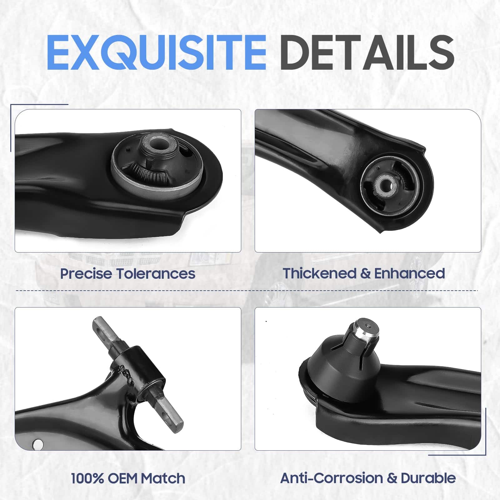 Brazos de control inferiores delanteros con juntas de - Imagen 6