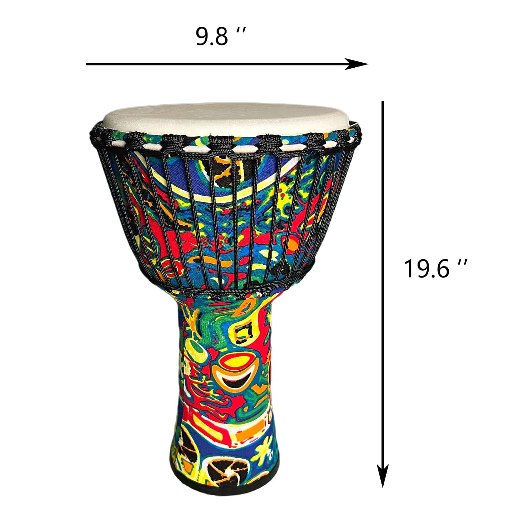 Tambor Djembe 10 pulgadas Instrumentos Musicales Tambores - Imagen 3