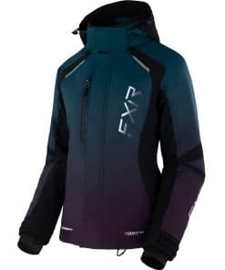 Chaqueta de Moto de Nieve FXR Pulse para Mujer - Ocean/Plum
