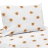 Juego de sábanas Queen Sun de Sweet Jojo Designs Naranja y