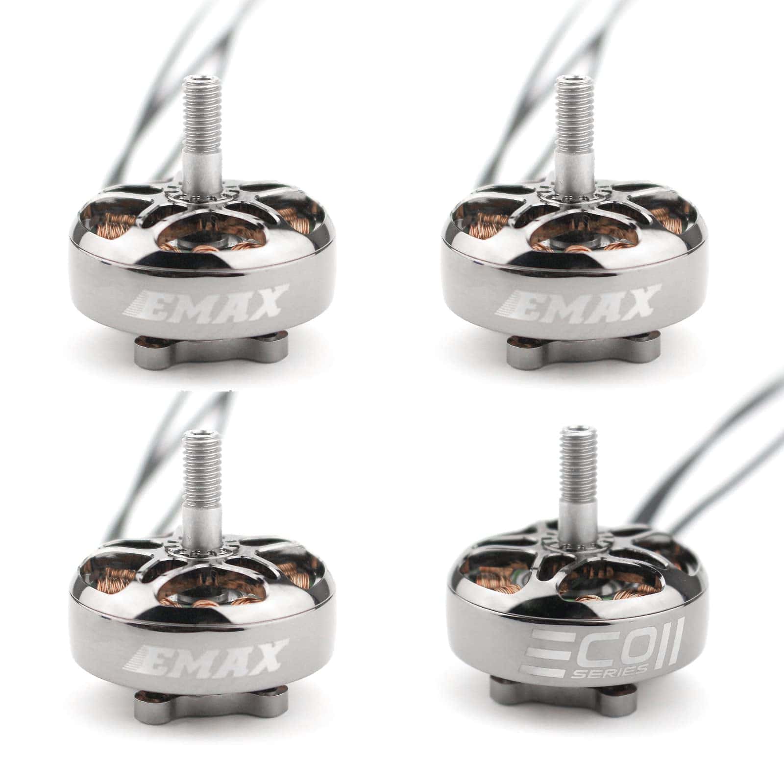 4pcs Motores Brushless EMAX ECO II Series 2807 3-6S 1300KV