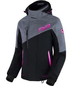Chaqueta FXR para Mujer Negra/Gris Medio/Fucsia Edge
