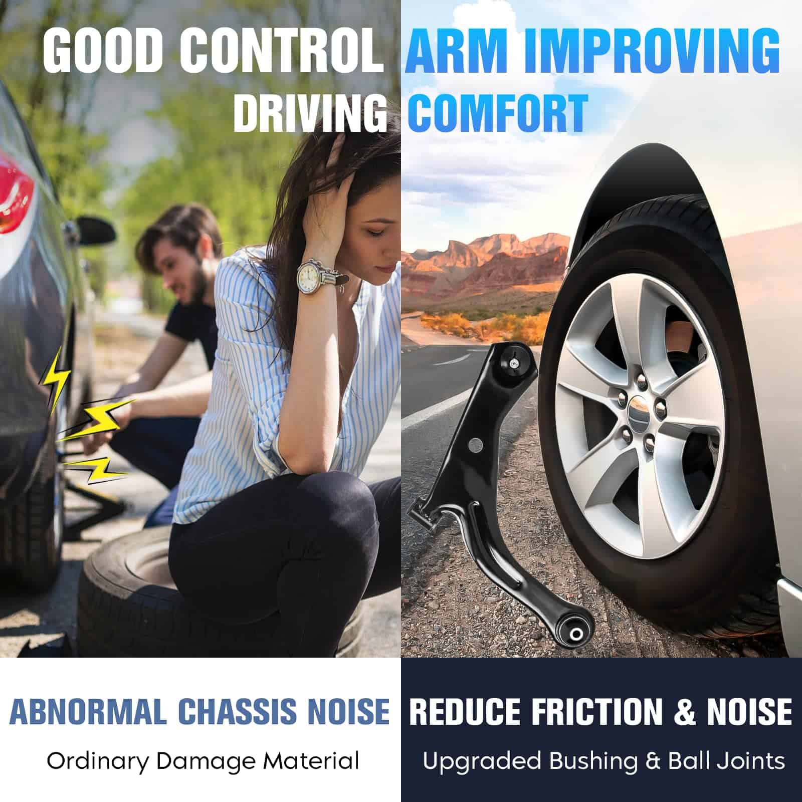 Brazos de control inferiores delanteros para Ford Escape - Imagen 5