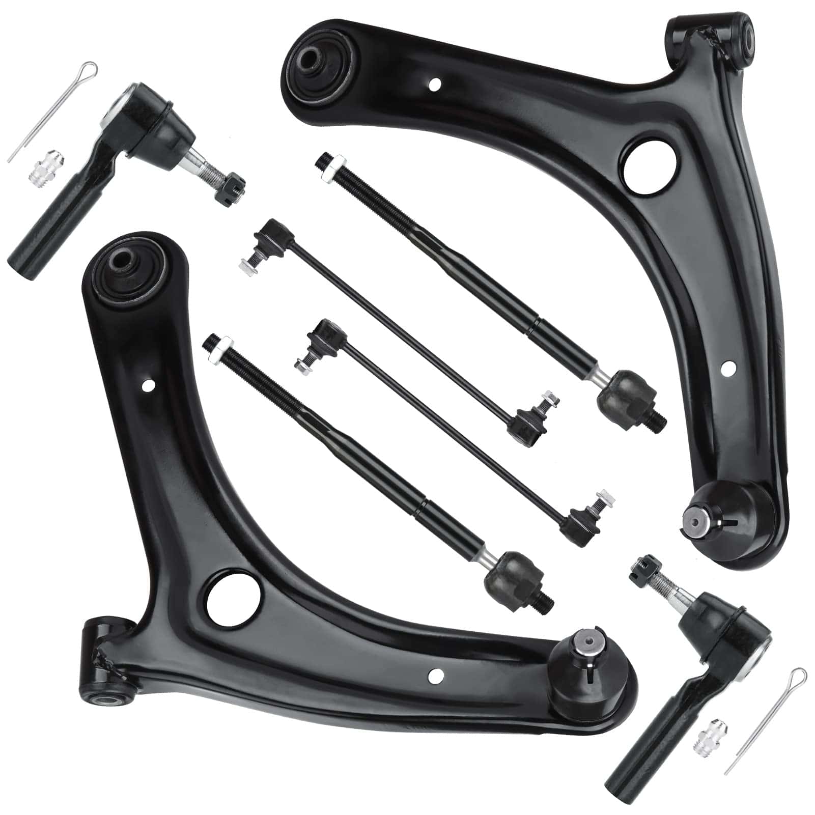 8PCS Front Lower Control Arms K620066 K620065 para Dodge