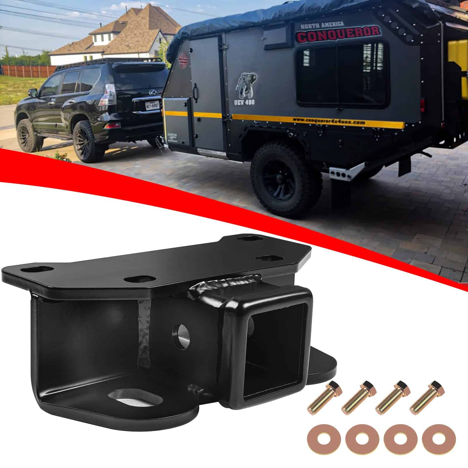 Receptor de enganche para remolque de clase 3 mejorado 2024