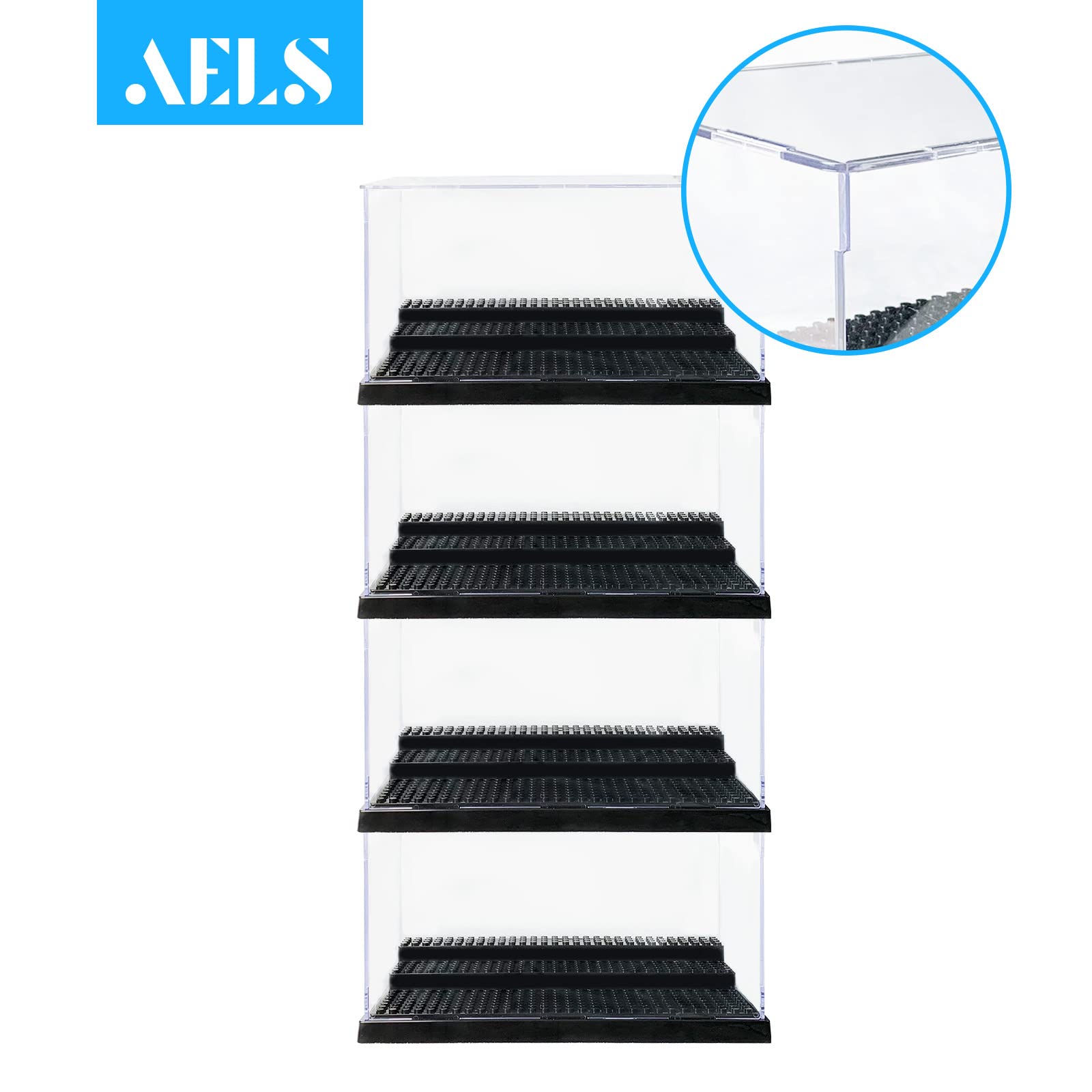 Conjunto de 4 Estuches de Exhibición de Acrílico de 3 - Imagen 5