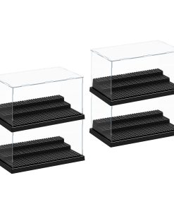 Conjunto de 4 Estuches de Exhibición de Acrílico de 3