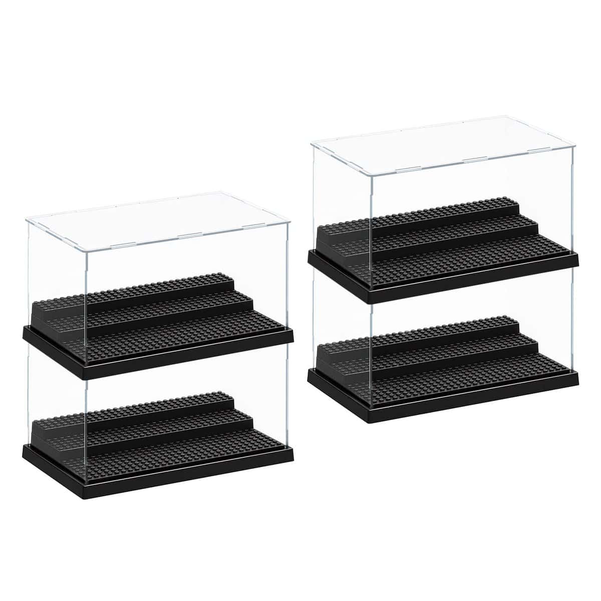 Conjunto de 4 Estuches de Exhibición de Acrílico de 3