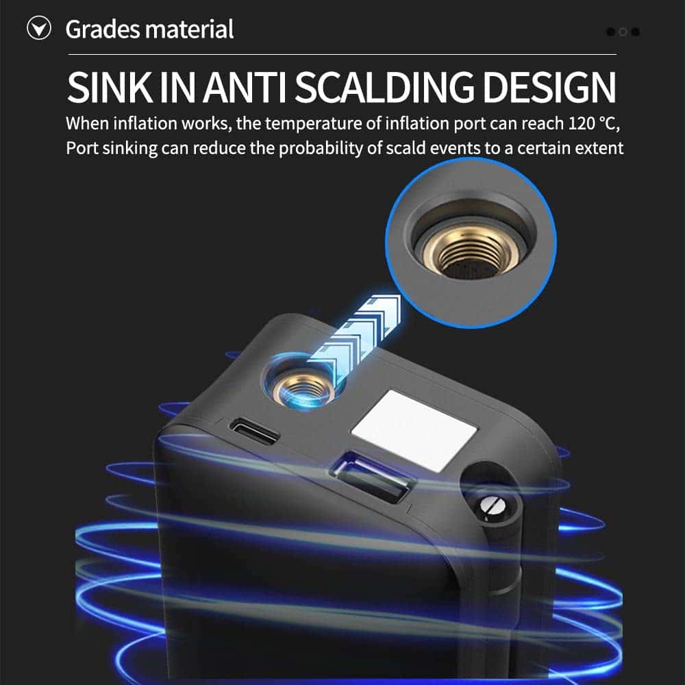 Inflador de neumáticos eléctrico inalámbrico portátil Bomba - Imagen 6