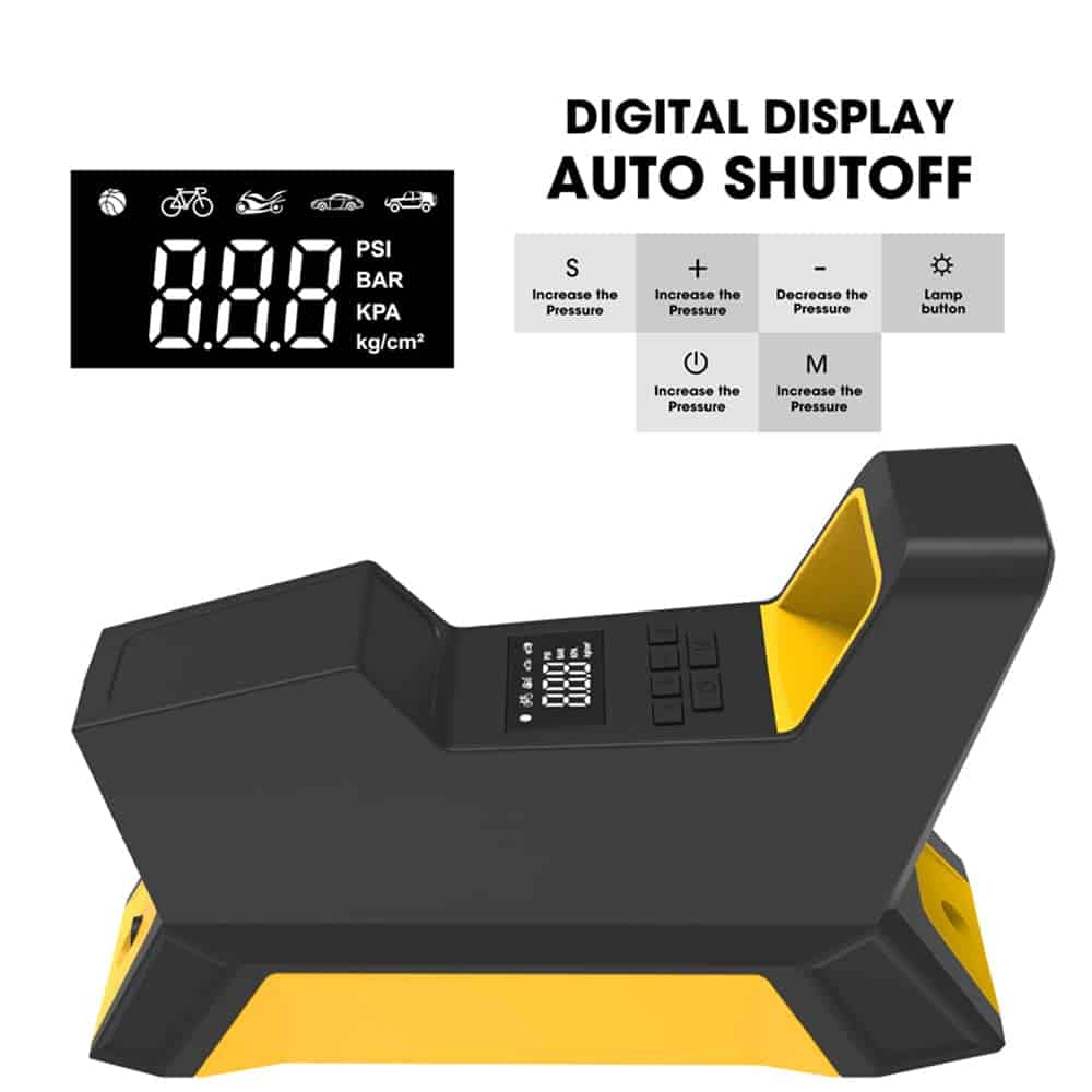 Inflador de neumáticos inalámbrico Bomba de aire eléctrica - Imagen 5