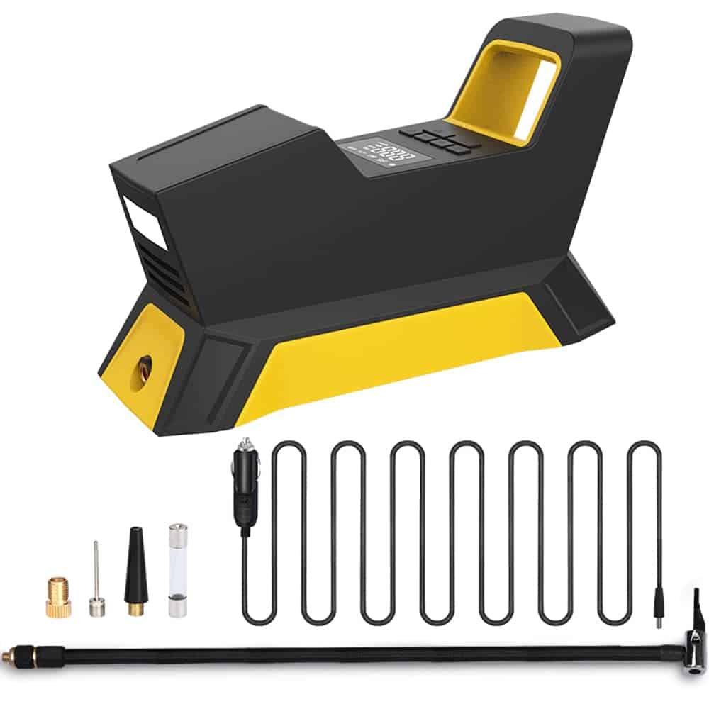 Inflador de neumáticos inalámbrico Bomba de aire eléctrica