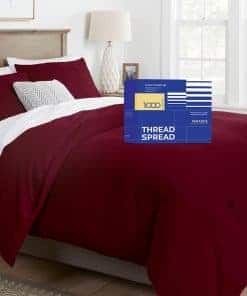 Juego de Funda de Edredón California King/King, 1000 Hilos