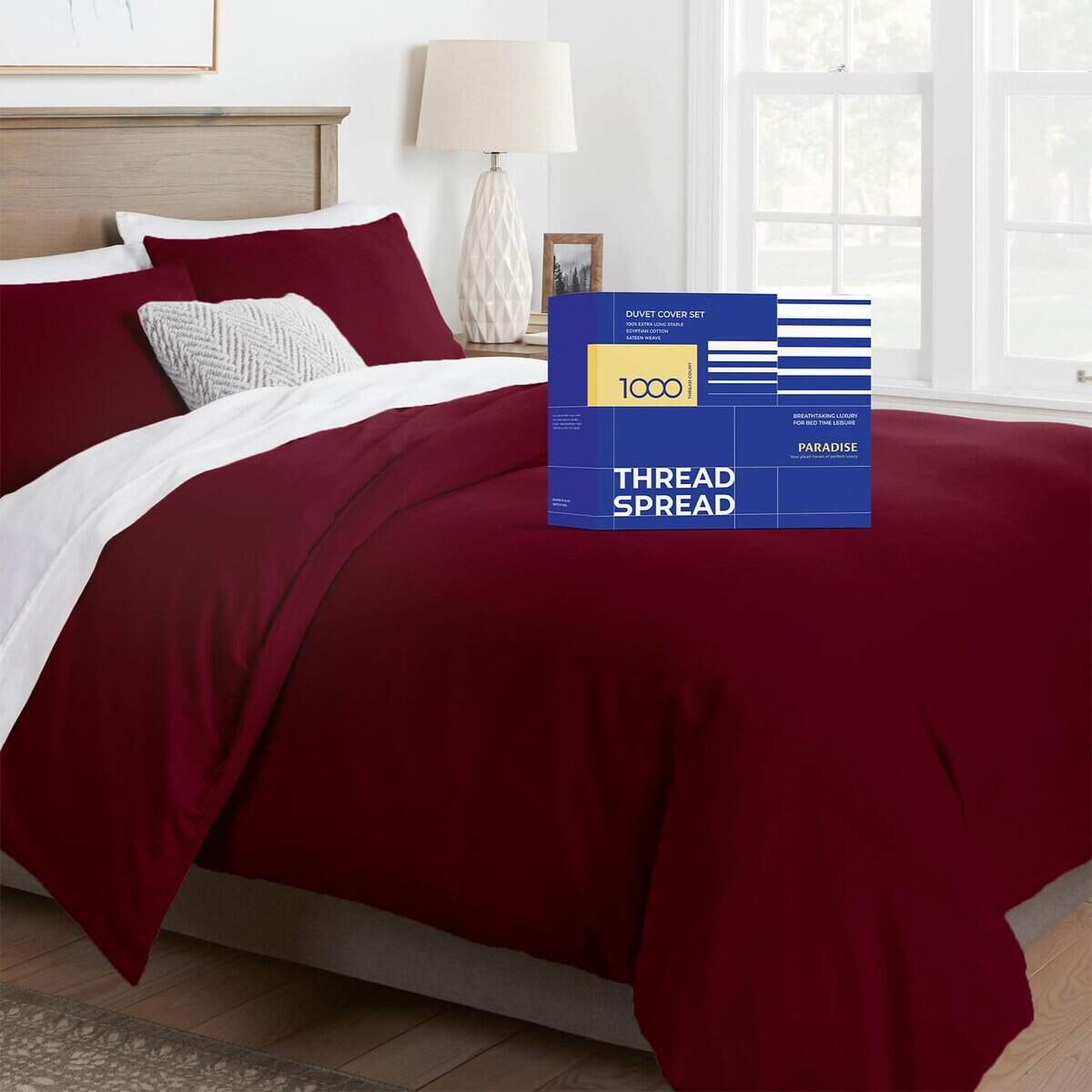 Juego de Funda de Edredón California King/King, 1000 Hilos