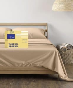 Juego de Sábanas 100% Algodón Egipcio -Taupe