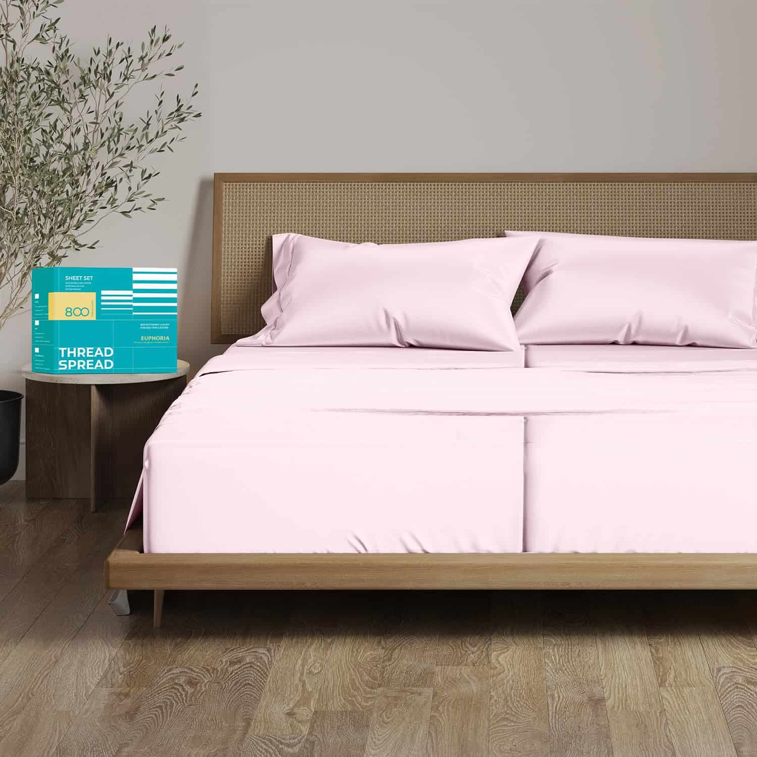 Juego de Sábanas 100% Algodón Egipcio Split King para Cama