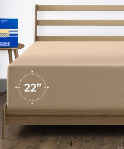 Sábana Ajustable King de Lujo de Algodón Egipcio Thread