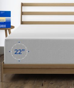 Sábana Ajustable de Algodón Egipcio de Lujo -Silver