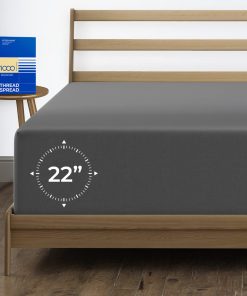 Sábana Ajustable de lujo de algodón egipcio Thread Spread