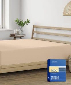 Sábana Ajustable de Algodón Egipcio 1000 Hilos - Ajuste con