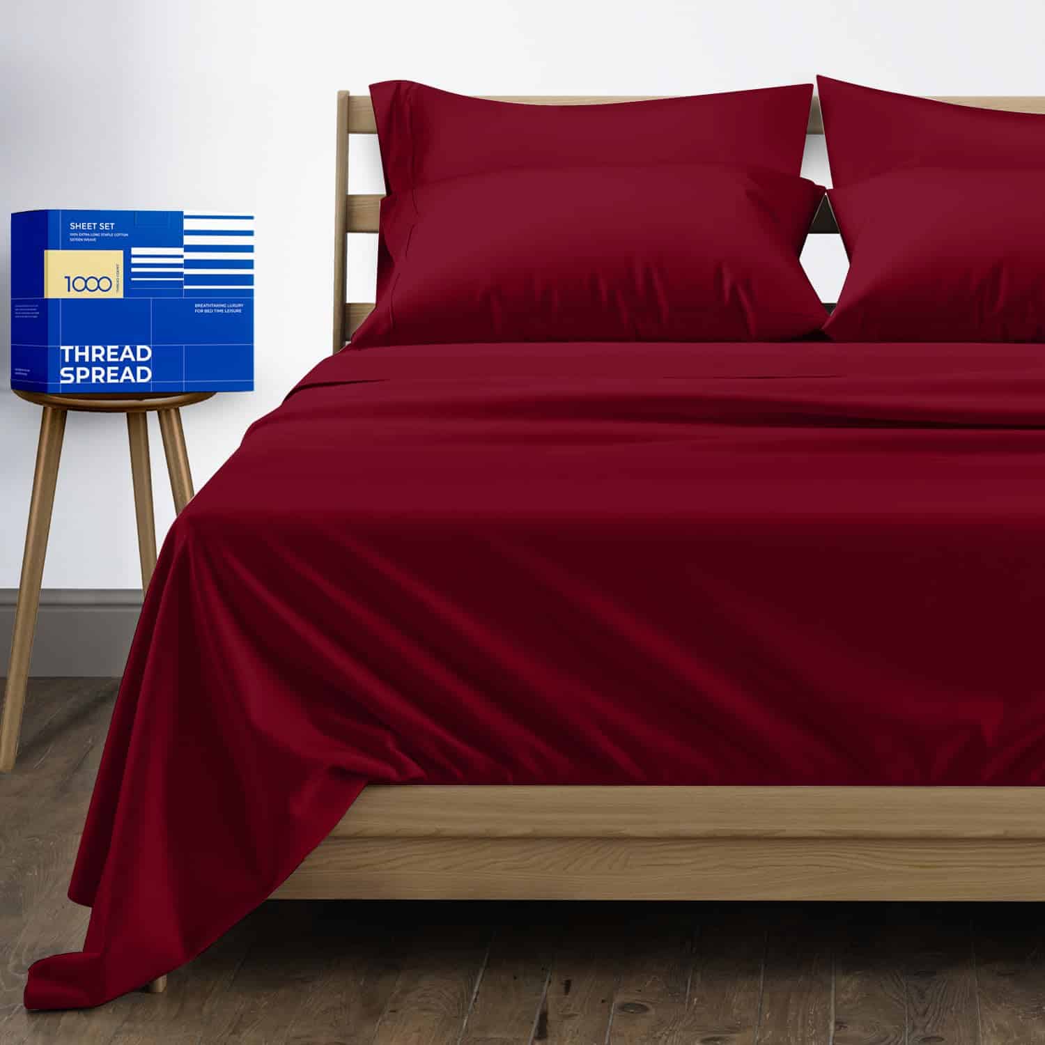 Juego de sábanas 100% algodón Egipcio THREAD SPREAD tamaño