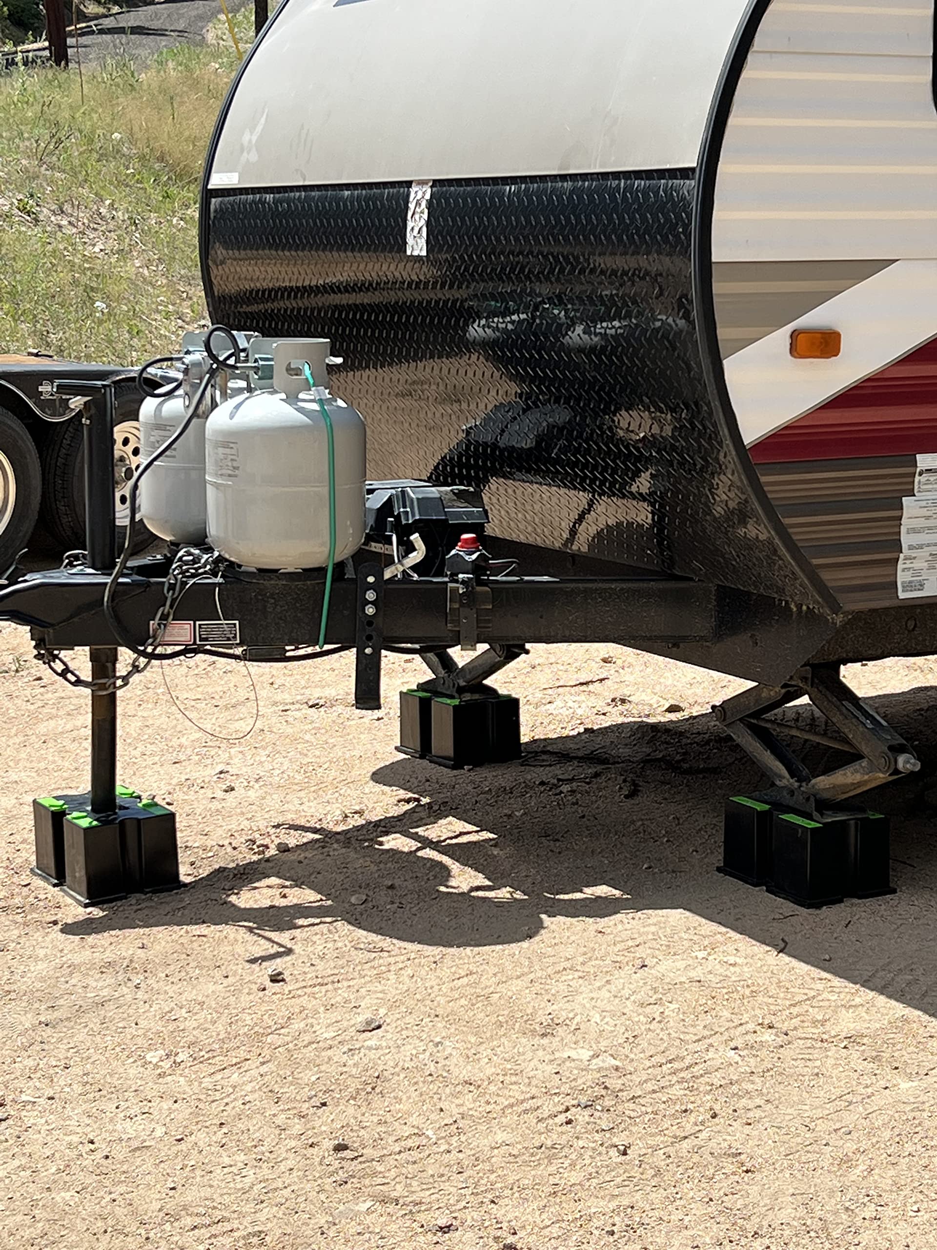 Bloques de Gato para Remolque TUFF-BLOCK de -Negro - Imagen 7