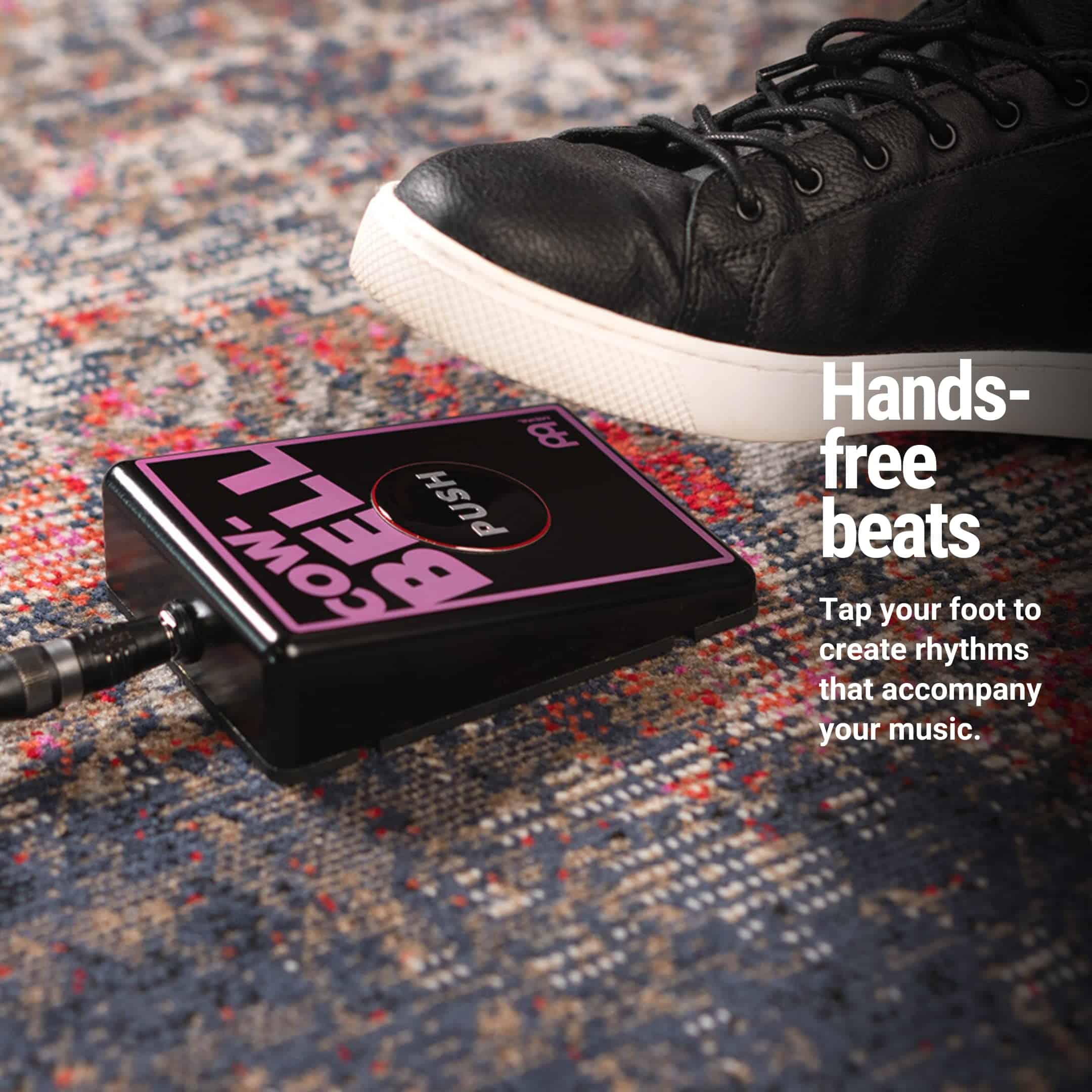 Pedal de pie Meinl Percussion Digital Stomp Box para Cajón, - Imagen 3