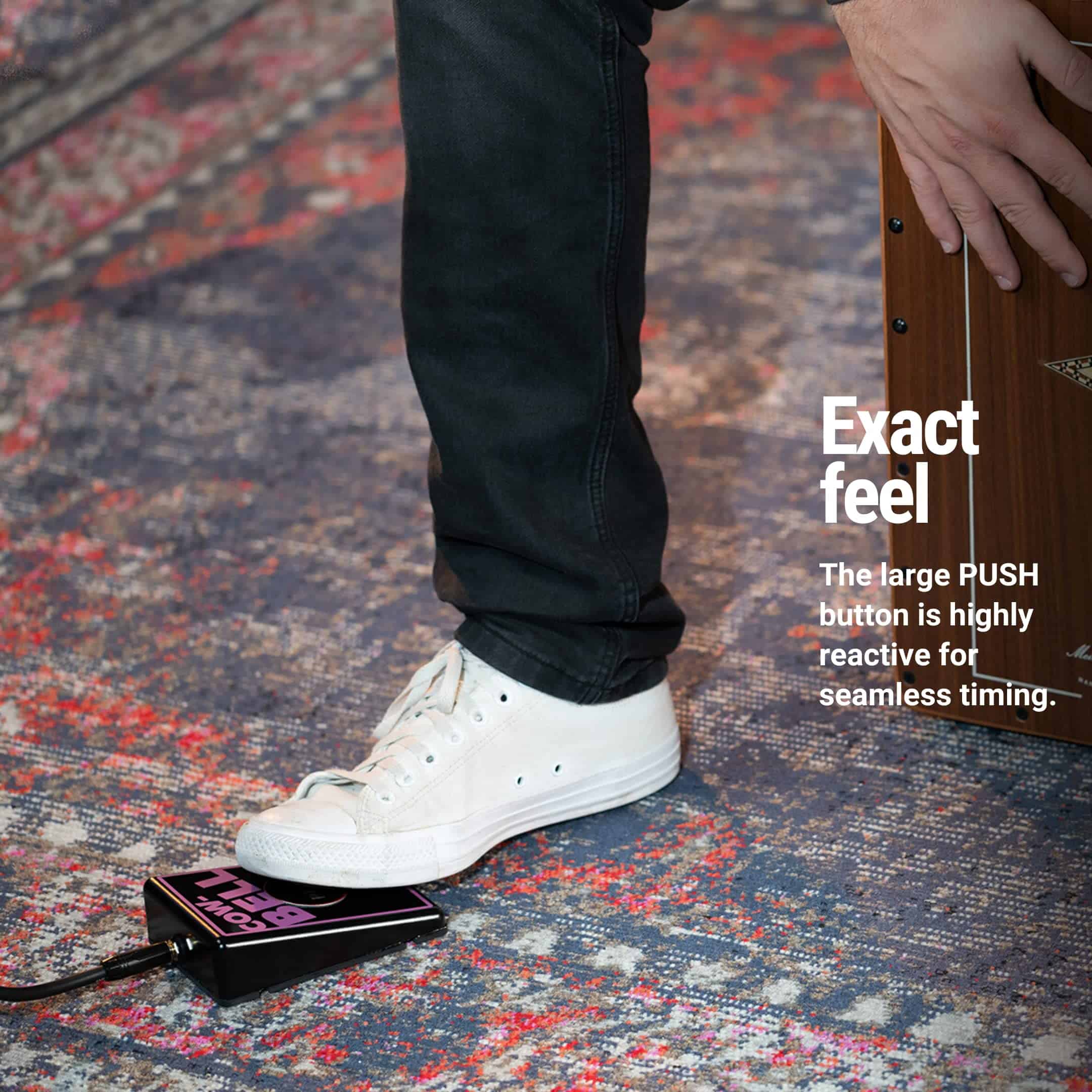 Pedal de pie Meinl Percussion Digital Stomp Box para Cajón, - Imagen 7