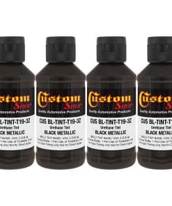 Custom Coat 3 Onzas (Color Negro Metálico) Concentrado de