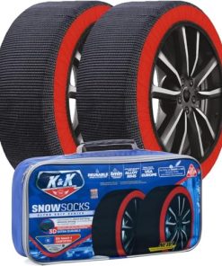 K&K Automotive Snow Socks for Tires - Pro Series for
