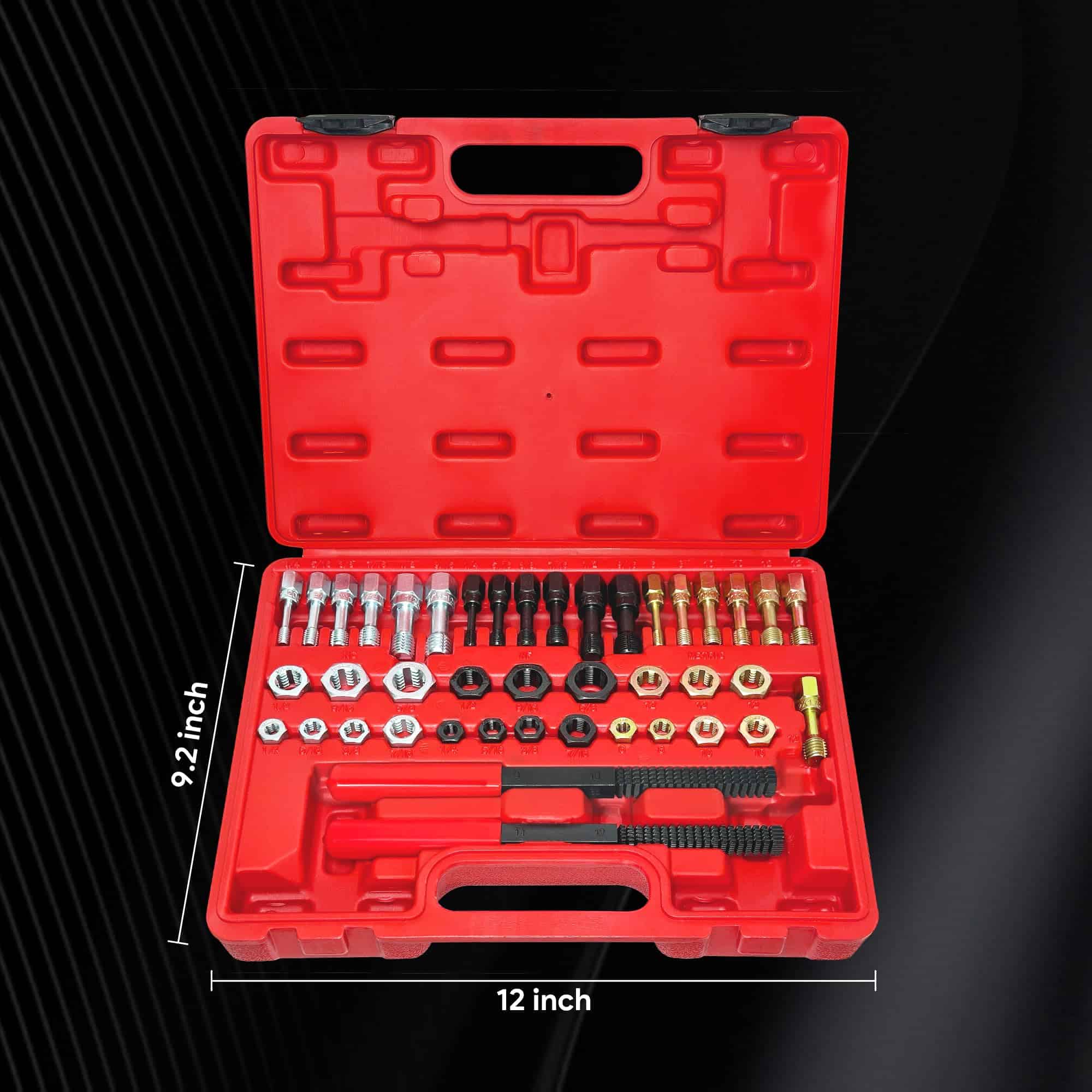 Juego de 42 Piezas de Reparador de Roscas SZSYD, Incluye 21 - Imagen 8