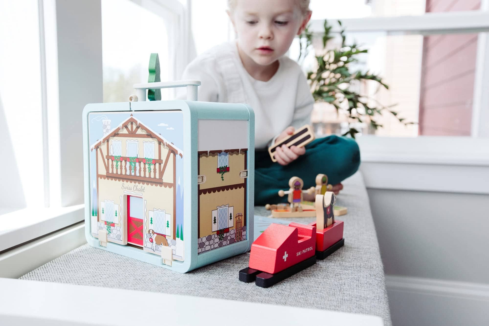 Maletín de Juego de Jack Rabbit Creations (Ski Chalet) - Imagen 4