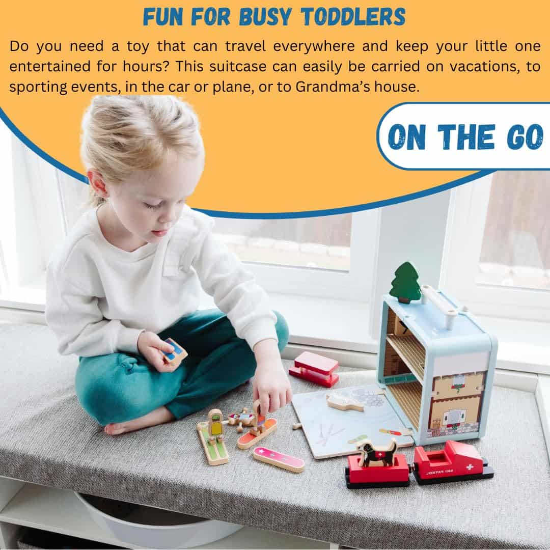 Maletín de Juego de Jack Rabbit Creations (Ski Chalet) - Imagen 3