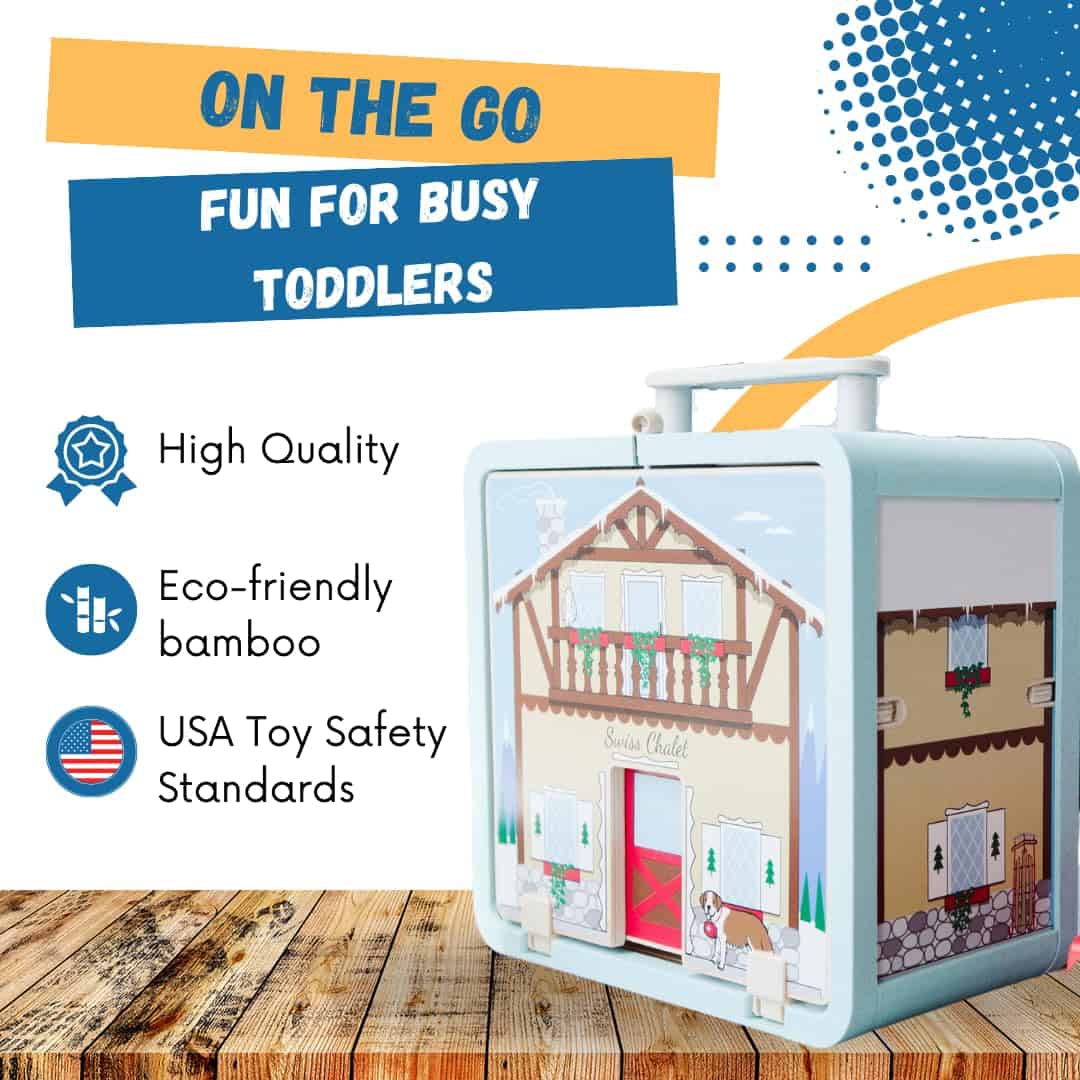 Maletín de Juego de Jack Rabbit Creations (Ski Chalet) - Imagen 8