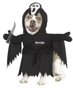 Disfraz Oficial de Ghost Face de Fun World para Mascotas,