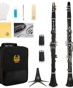 Clarinete Bb Rhythm 17 Llaves de Níquel Negro -