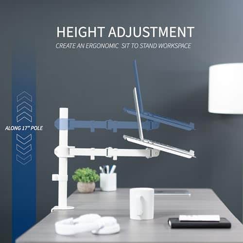 Soporte de Montaje para Laptop Notebook Individual VIVO, - Imagen 6