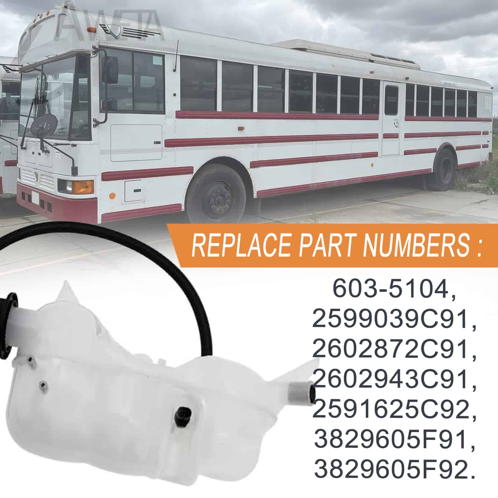 Depósito de refrigerante del motor LAWETA 603-5104, - Imagen 3