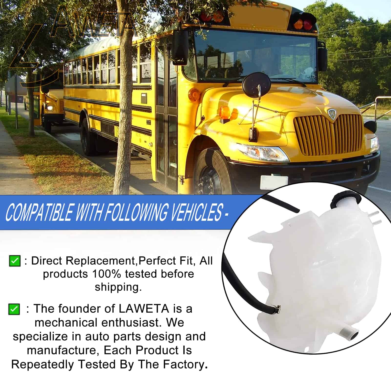 Depósito de refrigerante del motor LAWETA 603-5104, - Imagen 5