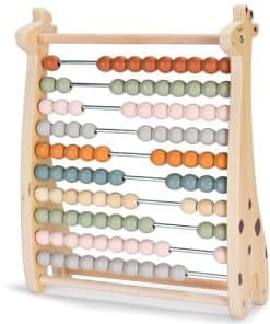 Ábaco para Niños - Juguete Educativo de Cuentas de Madera