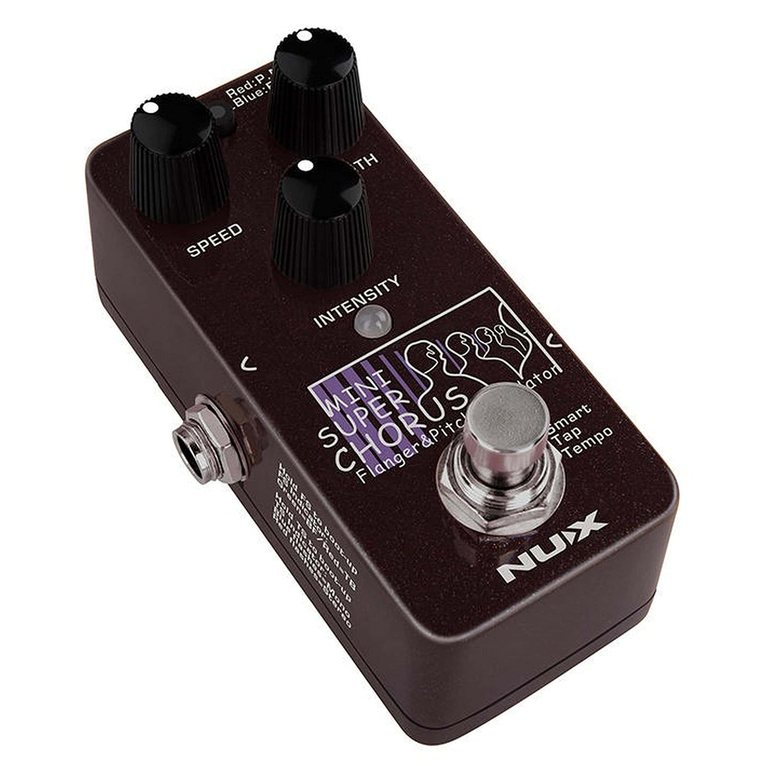 Pedal de Efectos NUX Mini SCF Super Chorus, Flanger y Pitch - Imagen 4