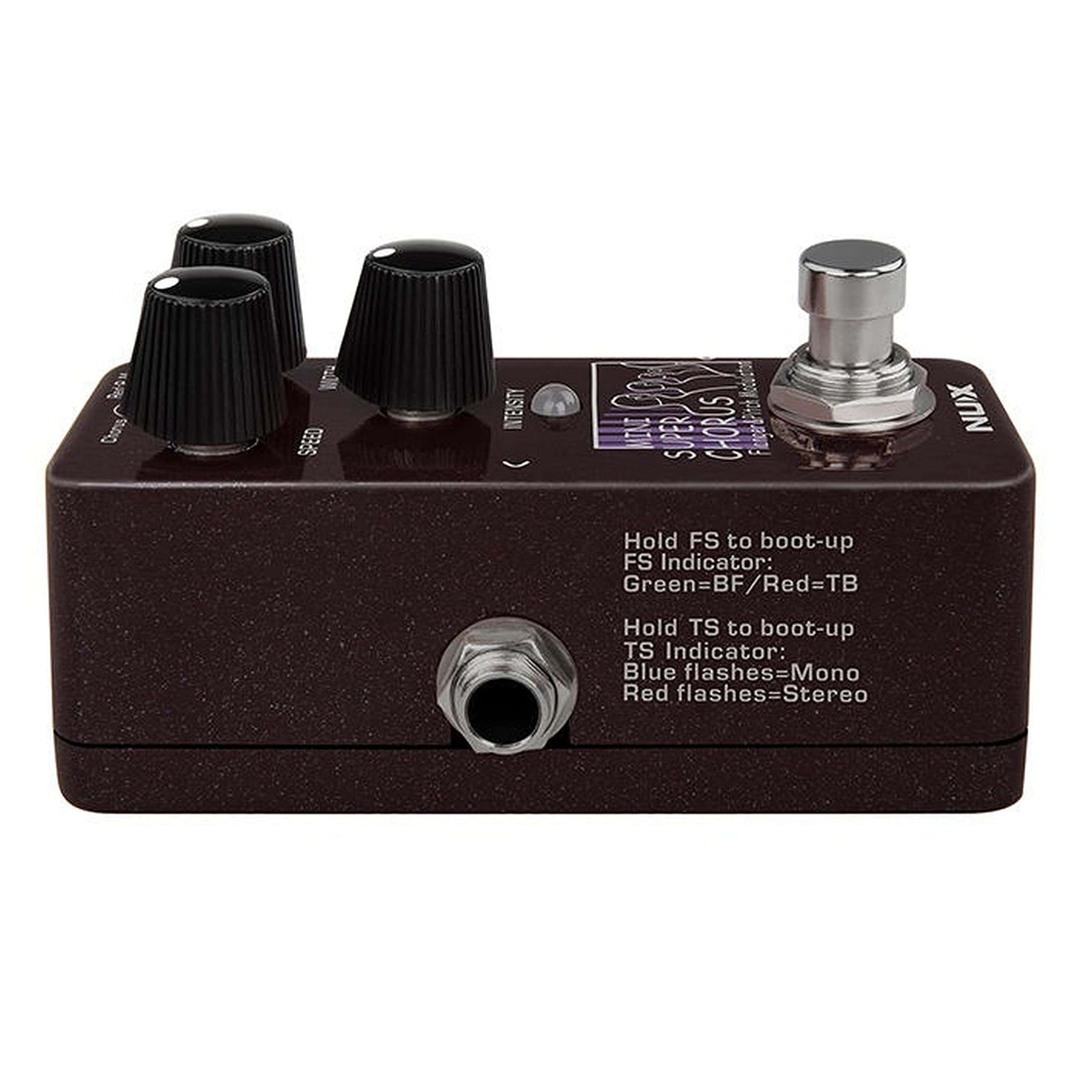 Pedal de Efectos NUX Mini SCF Super Chorus, Flanger y Pitch - Imagen 7