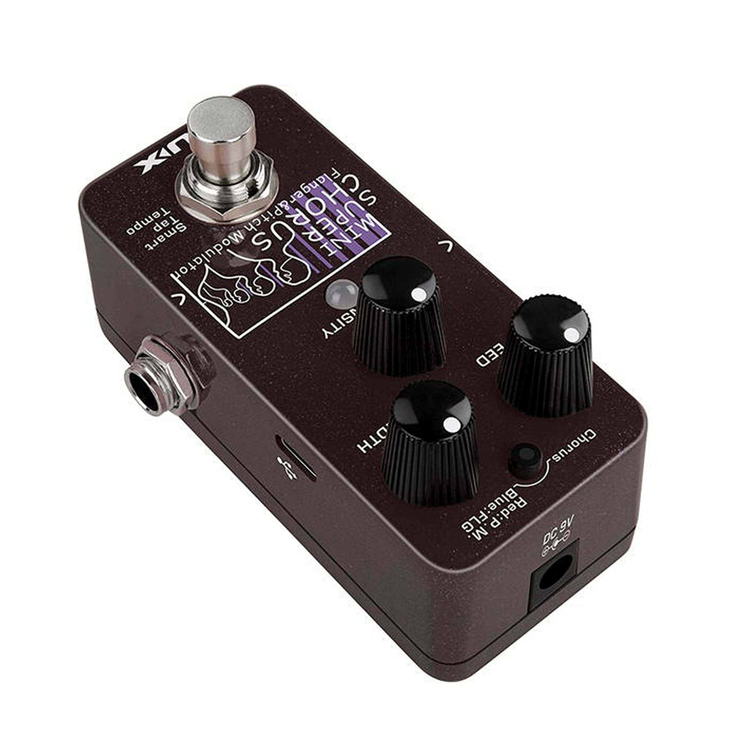 Pedal de Efectos NUX Mini SCF Super Chorus, Flanger y Pitch - Imagen 6