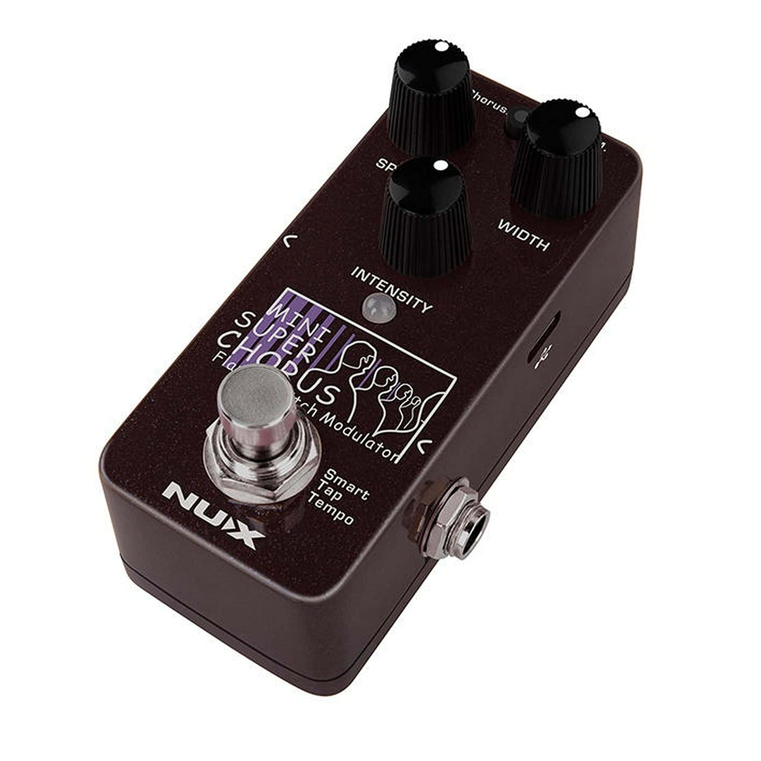 Pedal de Efectos NUX Mini SCF Super Chorus, Flanger y Pitch - Imagen 3