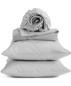 Juego de sábanas 100% algodón egipcio | 400 -Gris Plateado