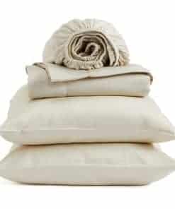 Juego de sábanas 100% algodón orgánico | -Natural